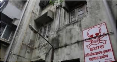 Dangerous Building Warning in Marathi Language